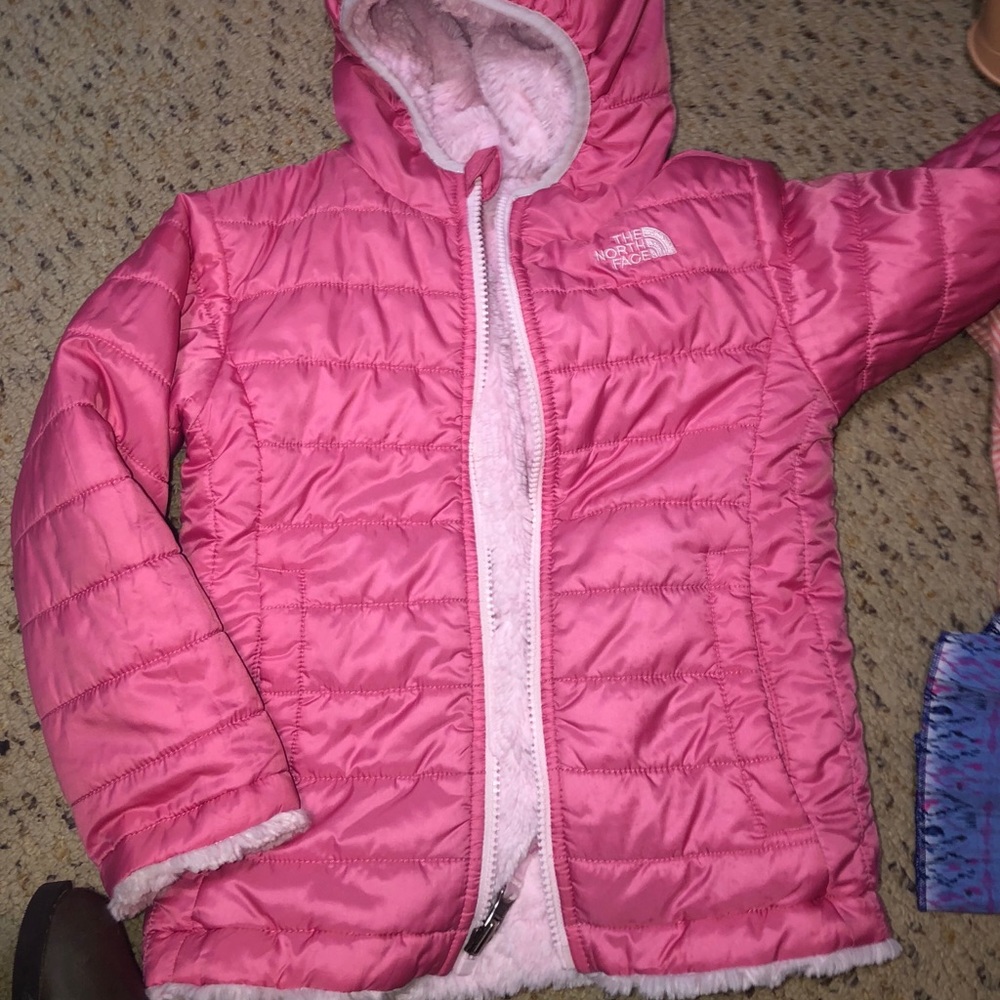 Girls North Face Reversible Coat